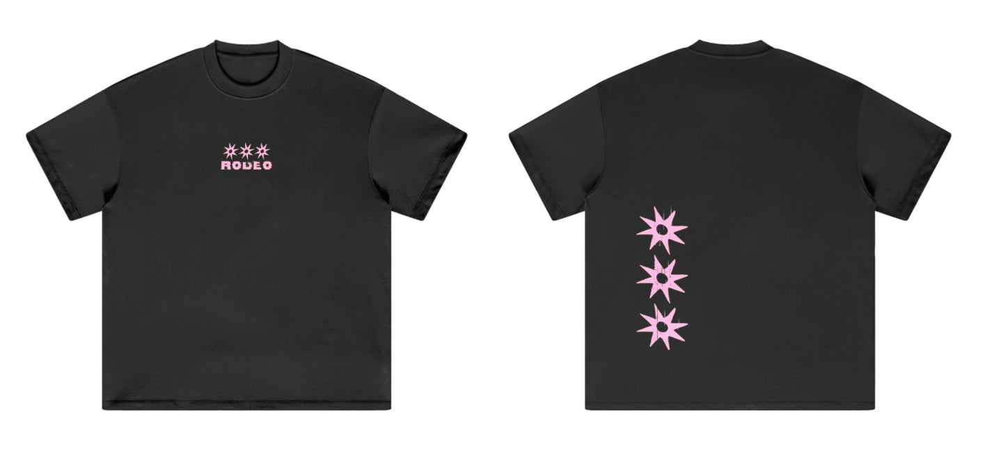 RODEO Logo T - Black Oversized